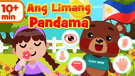 Ang Limang Pandama 5 Senses Song Flexybear Awit Pambata Compilation