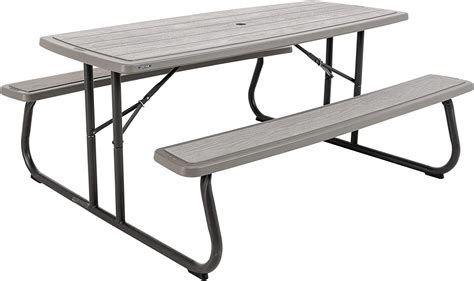 Lifetime Folding 6 Feet Gray Picnic Table 6 Foot Amazonca Everything Else