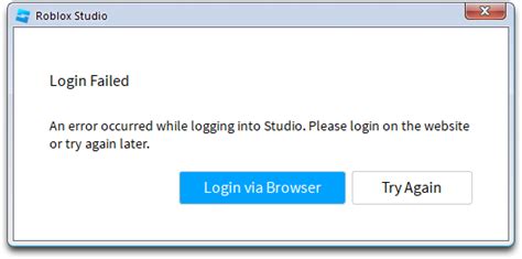 Unable To Log Into Roblox Studio Platform Usage Support Developer