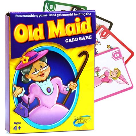 While the version my family uses is certainly no longer in circulation, this illustrated set will get the job done. Toys and Co. | Old Maid Card Game | Continuum Games
