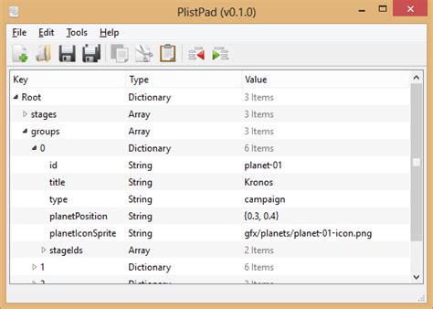 Plist Pad A Simple Plist Editor For Windows John Wordsworth