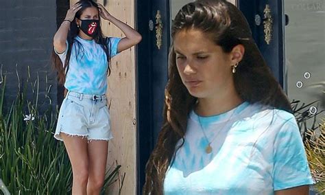 Sara Sampaio Rocks Rolling Stones Face Mask And Colorful T Shirt While
