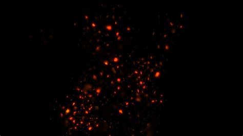 Fire Particles Overlay Fire Background Effect Black Screen Youtube