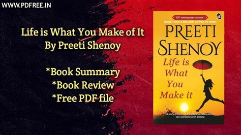 Life Is What You Make It Pdf Free Download By Preeti Shenoy