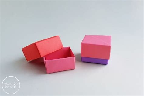 How To Make An Origami Box With Lid Mombrite