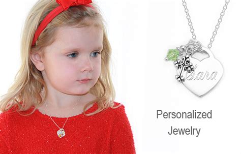 Create the perfect look with personalized kids jewelry! Kids Engraved Necklaces - Personalized Necklaces