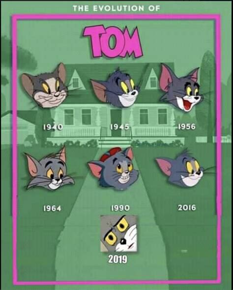 The Evolution Of Tom Tomandjerry