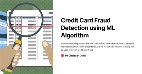 Credit Card Fraud Detection Using Ml Algorithm