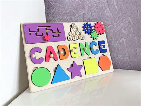 Personalized Kids Puzzle Toddlers Name Puzzle Montessori Toys Etsy