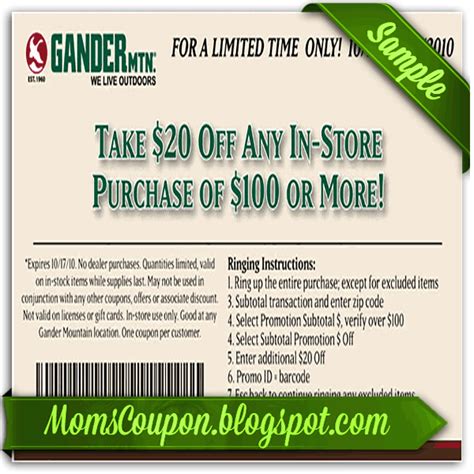 Gander Mountain Coupons 10 Off 25 February 2015 Coupons Free