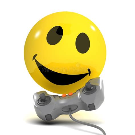 3d Smiley Gamer Vector Illustratie Illustration Of Emoticon 38945504