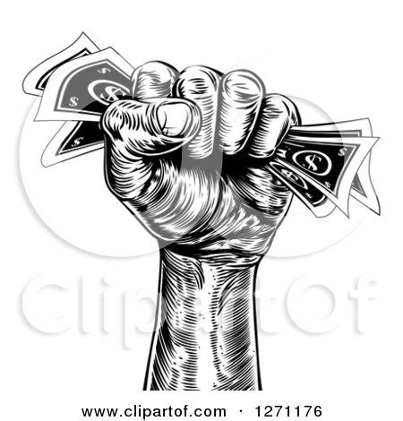 Money tattoos on left hand. Free Retro Clipart Illustration Of A Worried Businessman Holding Large Bill Statement