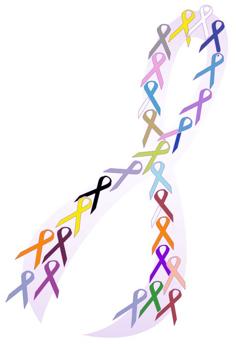 Cancer Ribbon Vector Clip Art