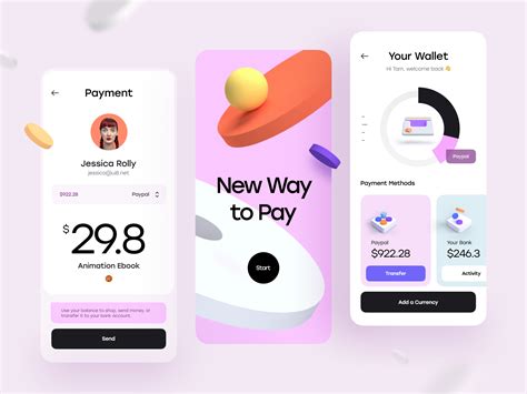 Ipay Mobile App Concept By Tran Mau Tri Tam For Ui On Dribbble