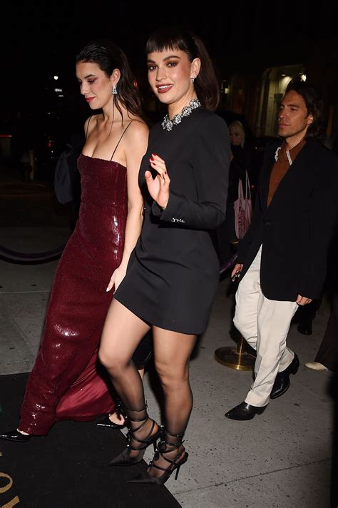 Lily James Arrives At Met Gala Afterparty At Zero Bond In New York