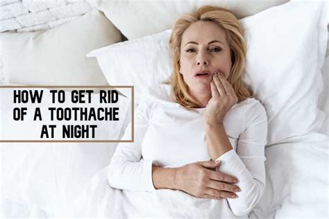 Night guards, or mouthguards and splints, are a sort of occlusal brace that might be helpful for sleep bruxism.they function by padding your teeth and preventing them from crushing against one another while you rest. How To Get Rid Of A Toothache At Night | MGA Dental