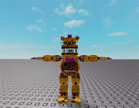 Playing As Nightmare Fredbear Five Nights At Freddys 4 On