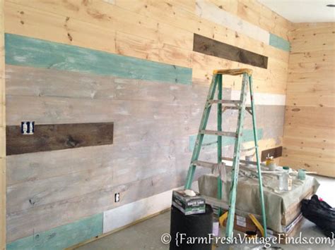 How To Whitewash Plank Walls