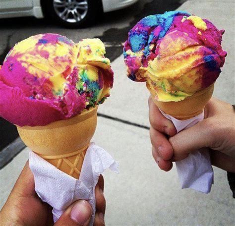 Pin By Baddie Pins On Food And Drinks Yummy Ice Cream Ice Cream Rainbow Ice Cream