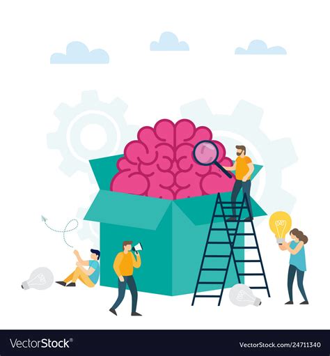 Creative Idea Think Outside The Box Royalty Free Vector