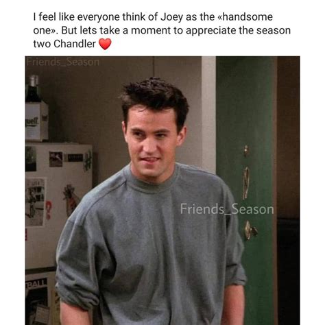 Check out to know the other cast & crew details friends (season 2): Season 2 Chandler 👌🏽 | Friends season, Friends show ...