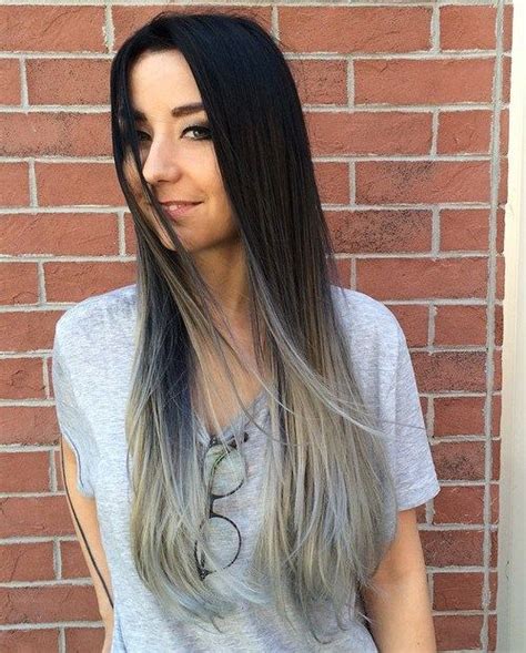 40 Vivid Ideas For Black Ombre Hair Black Hair Ombre Straight Ombre
