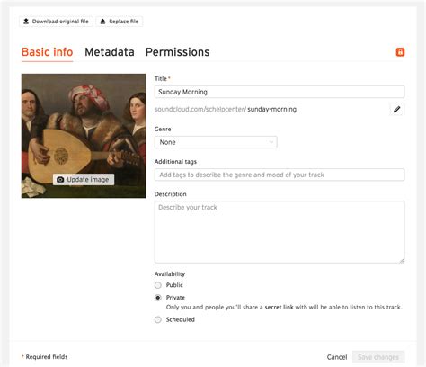 Changing Your Tracks Privacy Setting Soundcloud Help Center