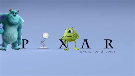 Pixar Animation Studios Logo With Mike And Sulley By Hakunamatata15 On