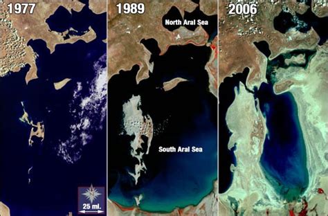 Nasa Visible Earth Aral Sea
