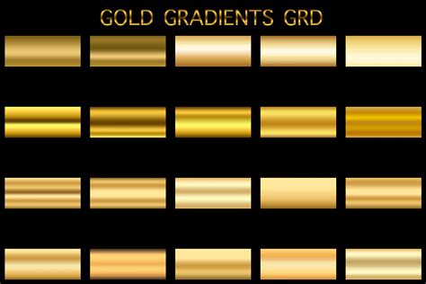 Photoshop Gold Gradients 876998 Gradients Design Bundles