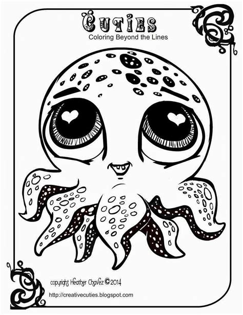 Get hold of these colouring sheets that are full of octopus pictures and involve your kid in painting them. Cuties Coloring Pages Printable - Coloring Home