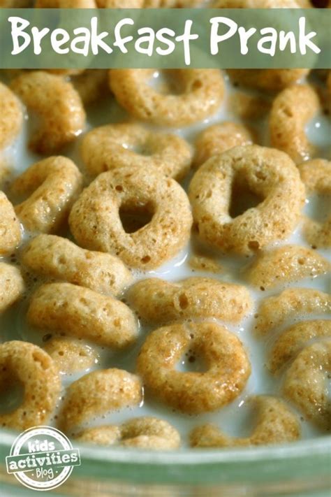 Easy April Fools Day Breakfast Cereal Prank Kids Activities Blog