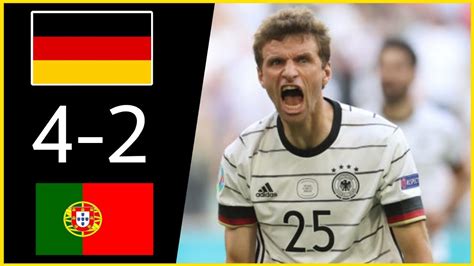 L'allemagne laisse peu d'occasions à ses adversaires, il faudra à tout prix les concrétiser. 🇪🇺 QUEL MATCH (Allemagne 4-2 Portugal) Résumé & Débrief Portugal vs Germany 4-2 - YouTube