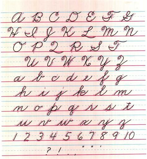 Handwriting Letras En Cursiva Mayuscula Letras Cursiv