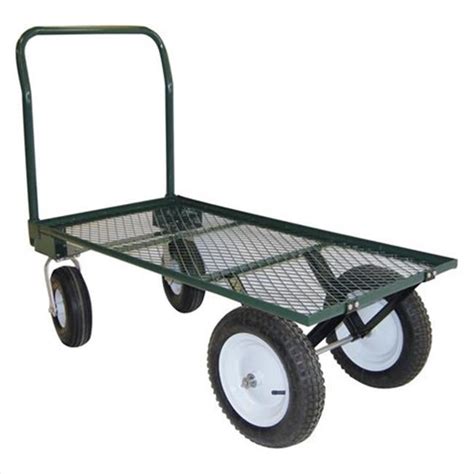 Teksupply 108676 Ez Haul 4 Wheel Garden Cart