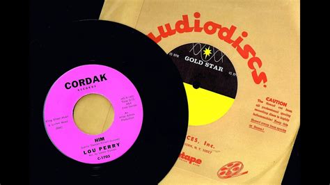 Lou Perry Him Gold Star Studios 1964 Youtube