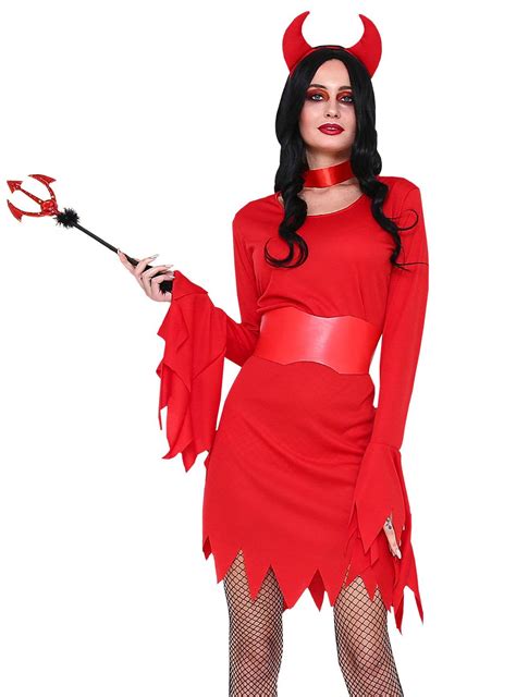 Sexy Red Devil Womens Costume Devil Halloween Costume For Women