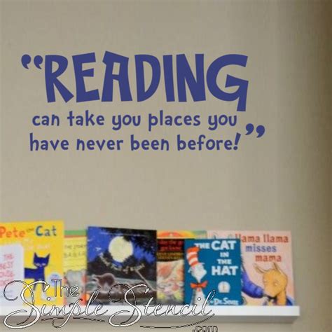 Reading Takes You Places Classroom Decal Clearance Sale Wall
