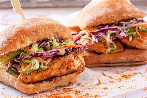 Cajun Chicken Burger Smoky Zesty And With A Little Bit Of A Kick