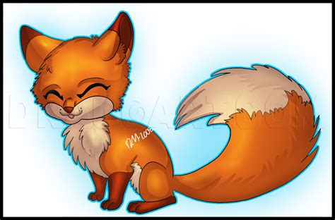 How To Draw A Fox Step By Step Drawing Guide By Dawn Dragoart Images