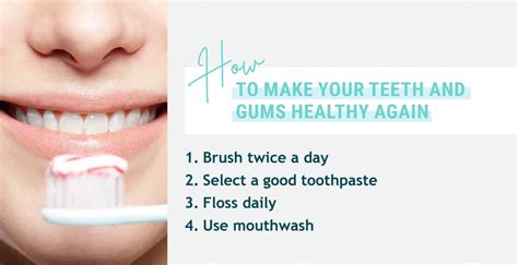 How To Make Your Teeth And Gums Healthy Again Gum Health 101