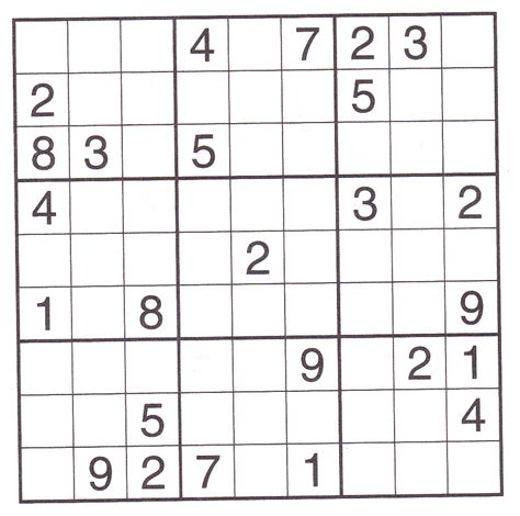 Free Sudoku Puzzles