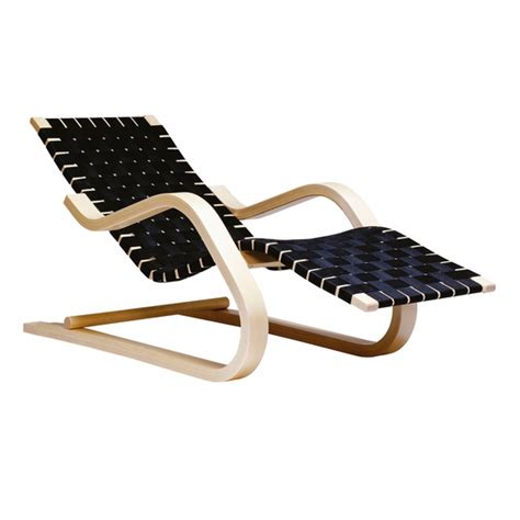 With a broad seat and supportive backrest. Artek Alvar Aalto Lounge Chair 43 - Made in Finland