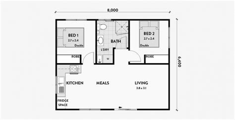 Full custom service and ready to build options. Starlet 2 bedroom granny flat 50m2 | Klein wonen, Wonen, Voor het huis