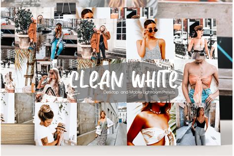 Clean White Lightroom Presets By Design Addict Thehungryjpeg