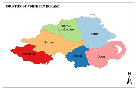 Counties Of Northern Ireland Counties Of Northern Ireland Regions Of