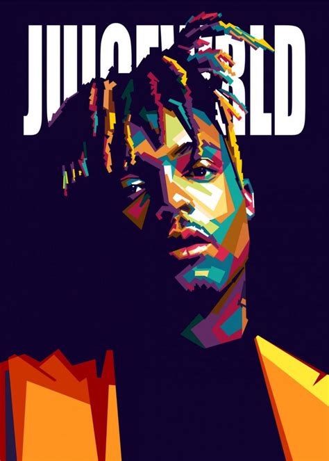 Juice Wrld Inspirational Poster Print Metal Posters In 2020 With Images Pop Art Posters
