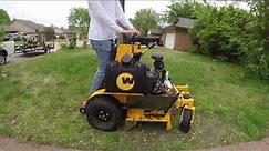Real Time Mowing with 36" Wright Stander Intensity