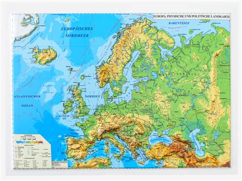 Political And Physical Map Of Europe United States Map Europe Map