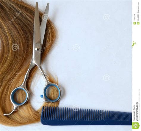 Check spelling or type a new query. Strand Of Hair With Scissors And Comb For Haircut Stock ...